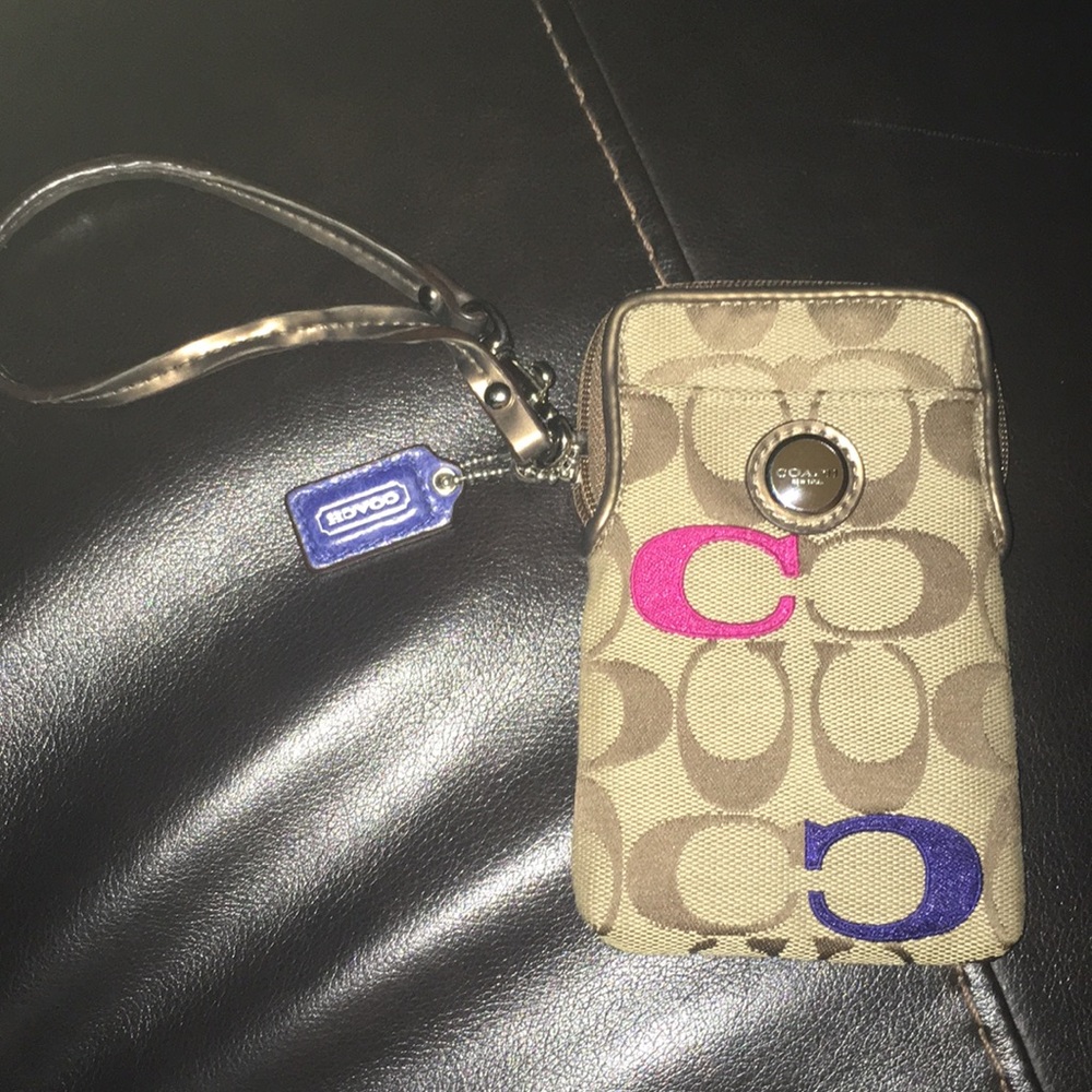 Coach Phone/card holder